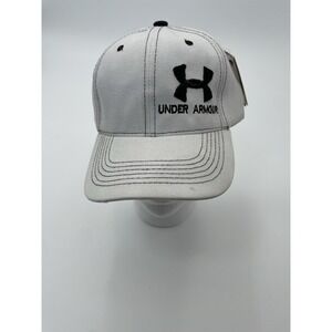 Under Armour BND New With Tags White Black Embroidery Strap Back‎ Hat Cap